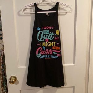 Workout Black Tank